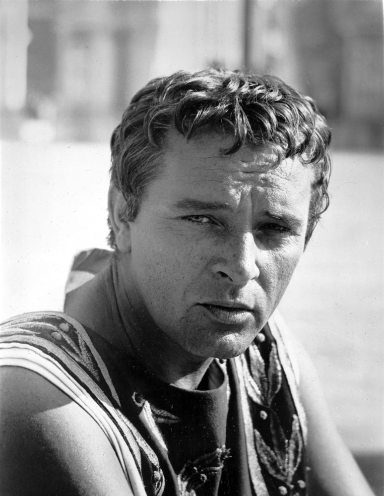 Richard Burton Photo Print showcasing the legendary actor in a classic pose.