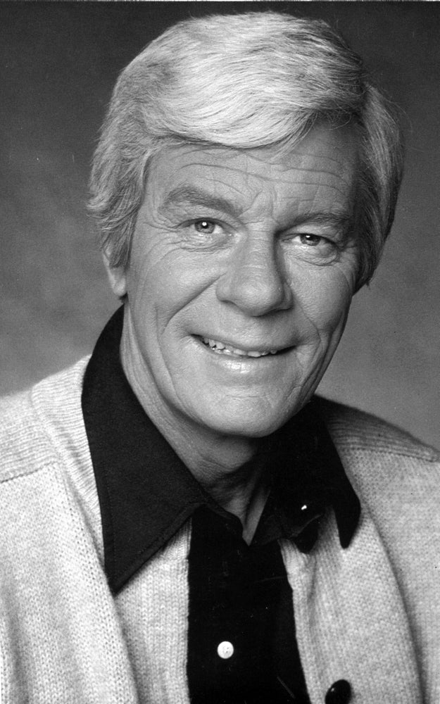 Peter Graves casual clothing photo print showcasing his charm
