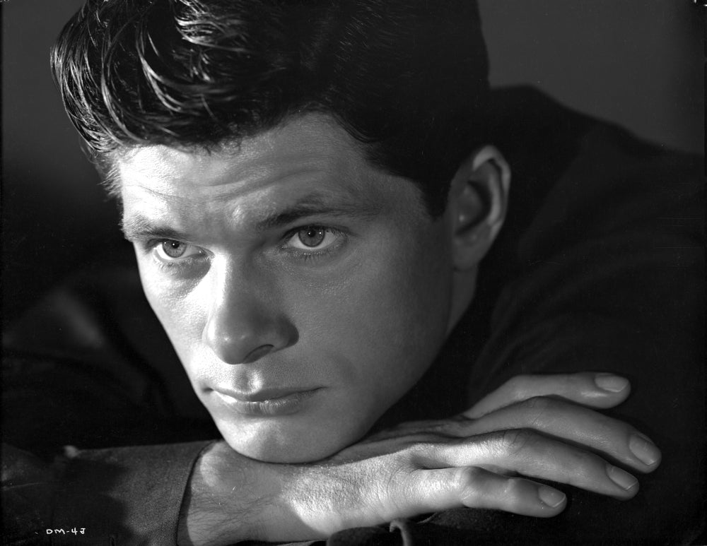 Dewey Martin photo print showcasing the iconic actor, available in various sizes.