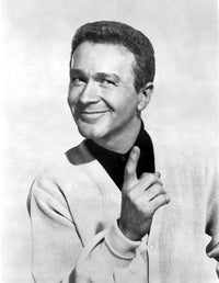 Red Buttons Photo Print capturing the charm of a classic Hollywood star.