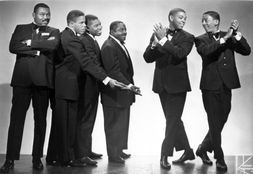 Group portrait photo print featuring Gregory Hines, showcasing dynamic dance talent.