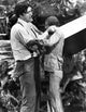 Film still of Richard Kiel in a fight scene - Photo Print