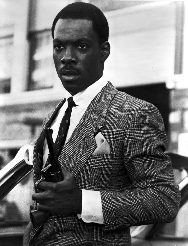 Eddie Murphy Photo Print with a Gun - Iconic Actor Portrait