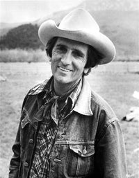 Harry Stanton wearing a cowboy outfit outdoors photo print