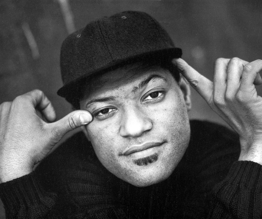 Larry Fishburne photo print showcasing dynamic hand gestures