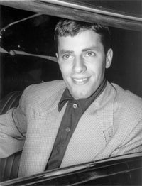 Jerry Lewis in a car photo print, vintage cinema memorabilia.
