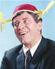 Dean Martin and Jerry Lewis smiling in fancy hats photo print.