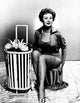 Virginia Mayo with rabbits photo print, vintage film art