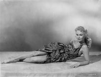 Virginia Mayo Lying on the Floor Photo Print - Classic Hollywood Glamour
