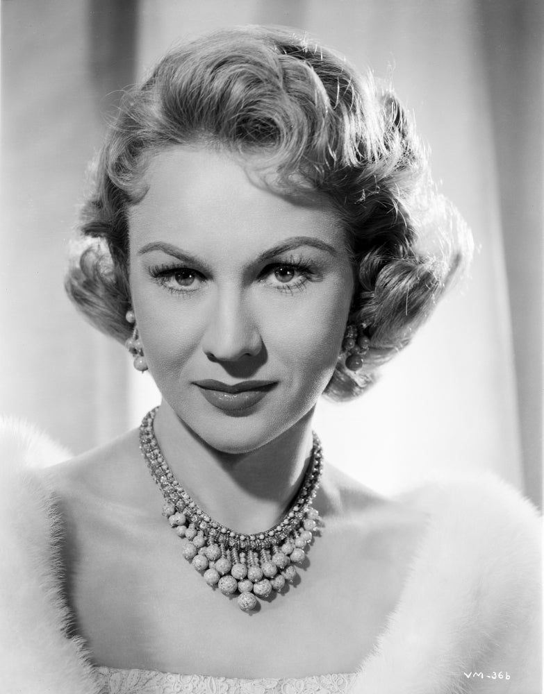 Virginia Mayo photo print showcasing classic Hollywood elegance.