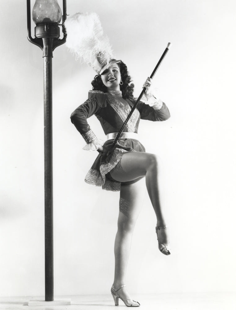 Ann Miller wearing a Majorette Outfit Classic Portrait Photo Print