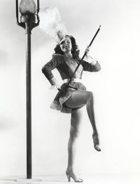 Ann Miller wearing a Majorette Outfit Classic Portrait Photo Print