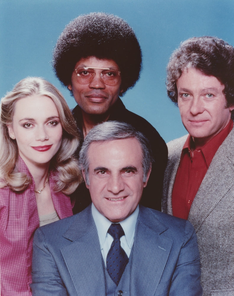 Mod Squad Group Photo Print with Blue Background