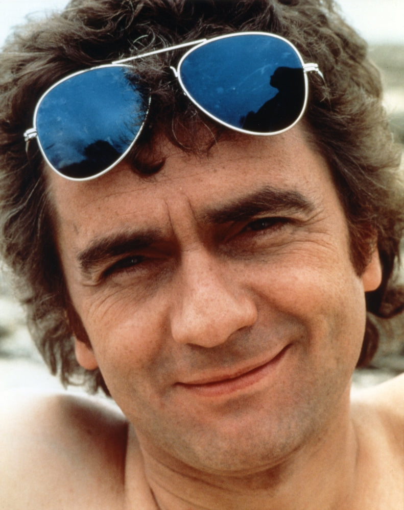 Dudley Moore Topless Portrait Photo Print showcasing his charm.