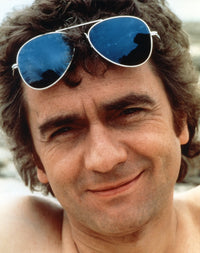 Dudley Moore Topless Portrait Photo Print showcasing his charm.