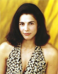 NYPD Blue Portrait in Black Floral Top Photo Print