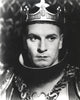 Laurence Olivier wearing a crown in Henry V photo print