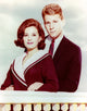 Peyton Place Couple Portrait Photo Print showcasing a romantic scene.