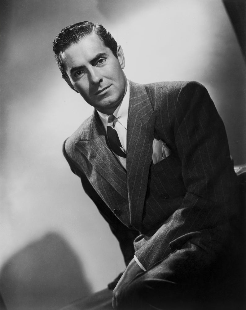 Tyrone Power Hollywood classic photo print