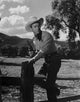 Roy Rogers Going Over the Fence Photo Print
