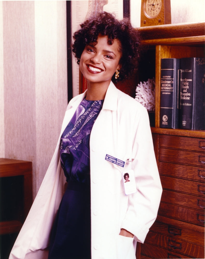 Victoria Rowell Portrait Photo Print in Doctor Outfit