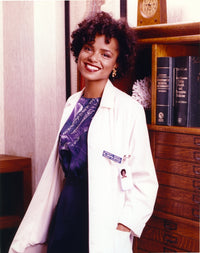 Victoria Rowell Portrait Photo Print in Doctor Outfit