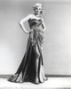 Jane Russell in a velvet strapless dress photo print