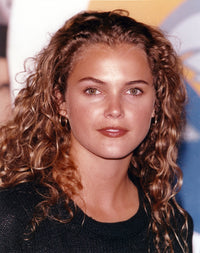 Keri Russell close-up portrait photo print showcasing curly hair.