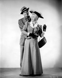 First Traveling Saleslady Couple Photo Print capturing vintage charm
