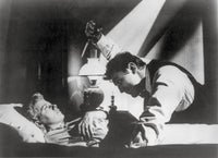 Night of the Hunter murder scene black and white photo print