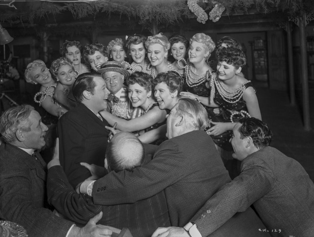 Orson Welles and the cast of Citizen Kane photo print