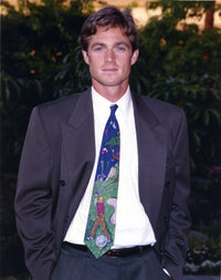 Eric Close posed in brown tuxedo photo print