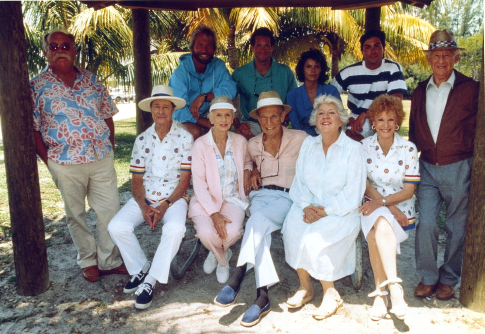 Cocoon Group Picture Under the Tree Photo Print showcasing friends or family under a tree.