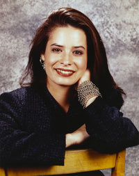 Holly Combs Photo Print in Black Blouse