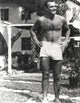 Sean Connery in swimming trunks photo print.