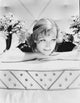 Joan Crawford Leaning on a Table Photo Print