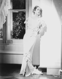 Joan Crawford leaning against a wall photo print, classic Hollywood art