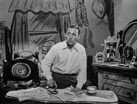 Bing Crosby Photo Print of him ironing in long sleeves