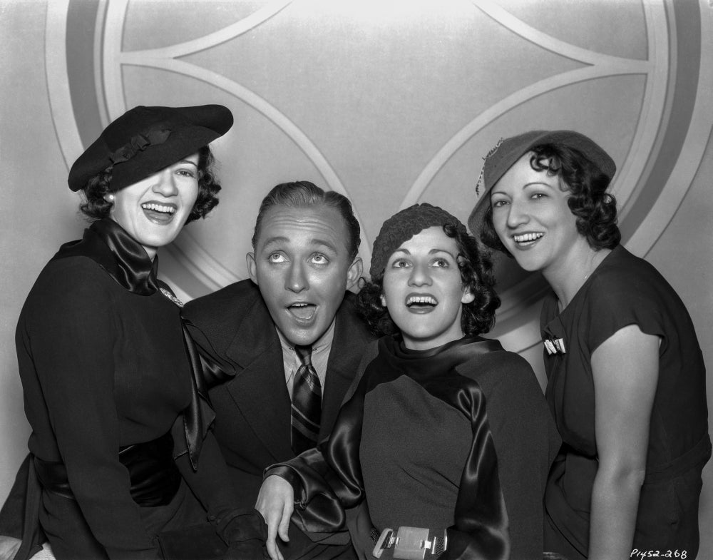 Bing Crosby Group Picture in Black Formal Wear Photo Print