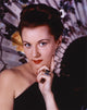Rhonda Fleming elegant black dress portrait photo print