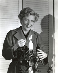 Joan Fontaine wearing a stylish coat photo print
