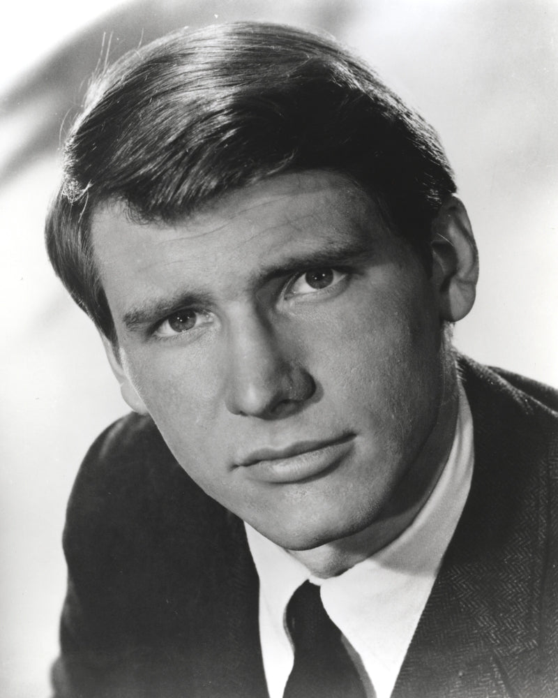 Harrison Ford iconic photo print capturing the star's charisma.