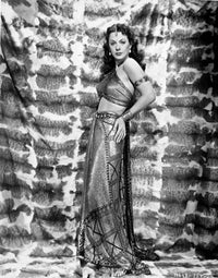 Hedy Lamarr in costume photo print, vintage Hollywood photography.