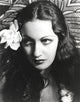 Dorothy Lamour photo print with flower behind her ear