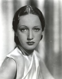 Dorothy Lamour portrait in glossy dress photo print