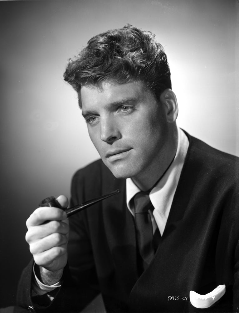 Burt Lancaster iconic photo print showcasing classic cinema charm.