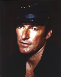 Close-up portrait photo print of Ed Lauter, showcasing detailed expressions.