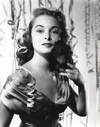 Janet Leigh classic portrait photo print in white linen dress