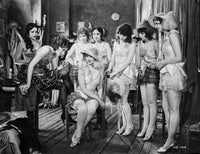 Myrna Loy Group Picture Photo Print showcasing classic cinema elegance.