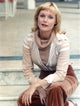 Carol Lynley wearing a brown attire photo print